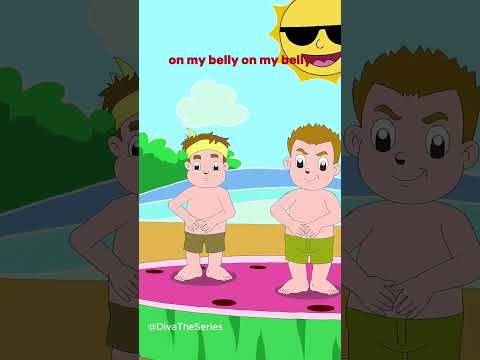 Belly Button Song Dance! Learn about the Body! #shorts #ngeshortsdulu #divatheseries thumbnail