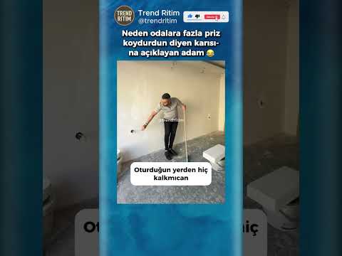 Her Odaya Fazla Priz Koydurtan Kocasına Şaşıran Kadın 😂😆 thumbnail