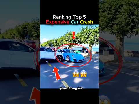 Most Expensive Car Crash Ever 😱💀 #shorts #shortvideo #automobile #car #cars #supercars #crash thumbnail