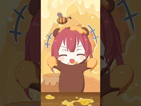クマリンのハチミツ集め?ハチが来て絶体絶命！？??#shorts #funnyvideo thumbnail