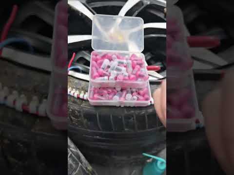 Flat tire? Don't get stranded. These self- sealing rubber nails plug punctures fast without removing thumbnail