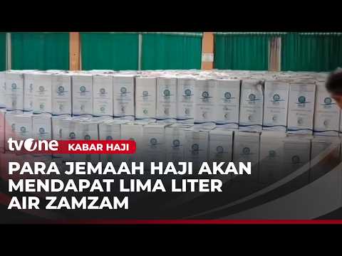 Ribuan Galon Air Zamzam Tiba di Asrama Haji Daerah Surabaya | Kabar Haji tvOne thumbnail