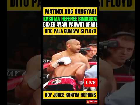 BERNARD HOPKINS-ROY JONES JR!  MATINDI ANG BAKBAKAN DITO! KASAMA REFEREE NABUGBOG! thumbnail
