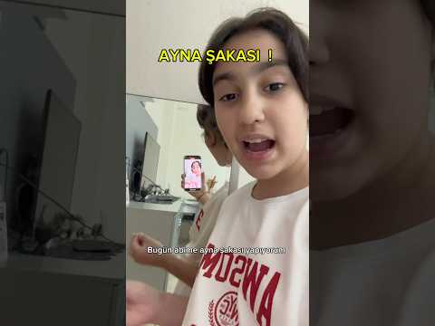 ABİME AYNA ŞAKASI ! 😂 thumbnail