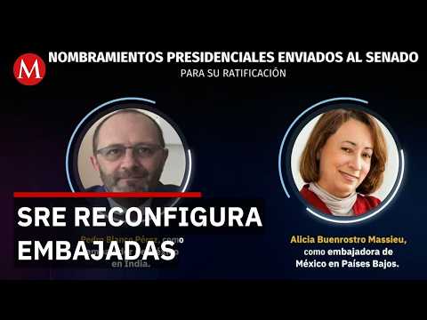 SRE propone cuatro perfiles para embajadas y espera aprobación del Senado thumbnail