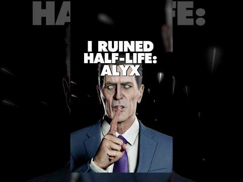 I Ruined Half-Life: Alyx  #halflife #gaming #vr thumbnail
