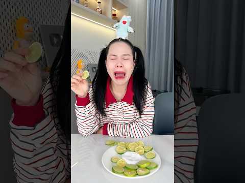 Sour Lemon is the New Challenge on YouTube Shorts 🍋‍🟩 #funny #shorts thumbnail