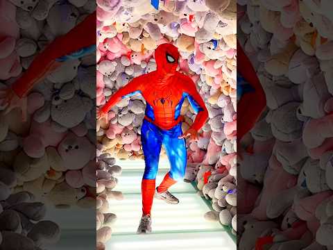 Spiderman got scared in a funny way😂 #spiderman thumbnail