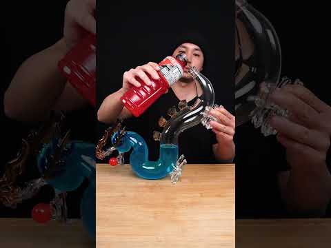 Blue + Red Powerade🐉  #asmr #sleep thumbnail
