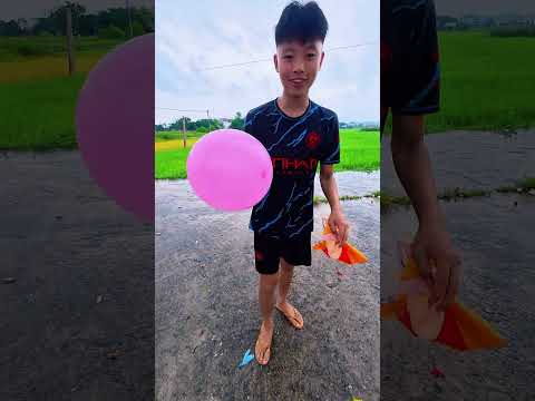Nổ Bóng Bay Cá Xấu 😂 Hài Hước - Trẻ Trâu Nổi Loạn #shorts thumbnail