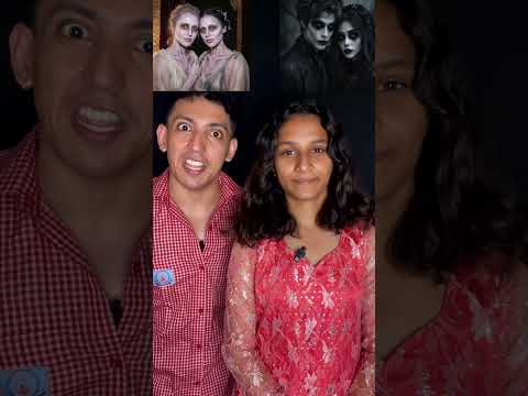 Modern Suhagan Chudail🧟‍♀️☠️ Vs Suhagan Pati 👹💀🌸 Look Challenge #shorts #ytshorts #funnyshorts thumbnail