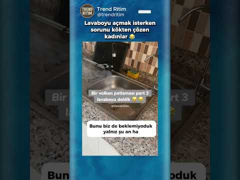 Lavaboyu Açmak İsterken Sorunu Kökten Çözen Kadın 😂😄 thumbnail