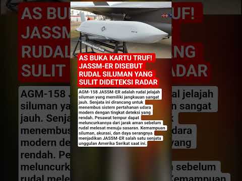 AS BUKA KARTU TRUF! JASSM-ER DISEBUT RUDAL SILUMAN YANG SULIT DIDETEKSI RADAR thumbnail