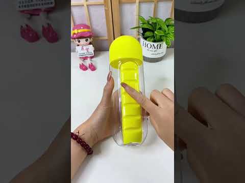 ✅ Smart water bottle for pills - Water Bottle Daily Pill Organizer ( # 2522 ) @MaviGadgets thumbnail