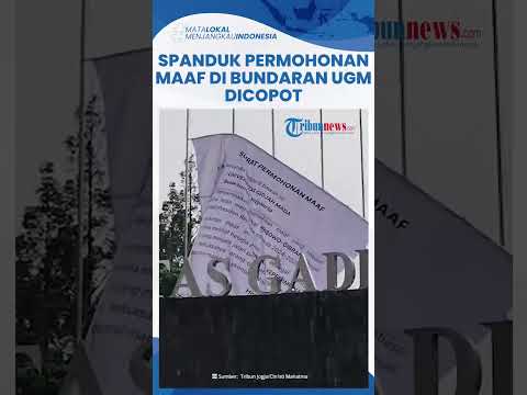 UGM Bantah Pasang Spanduk Permohonan Maaf soal Prabowo-Gibran, Sebut Catut Identitas thumbnail