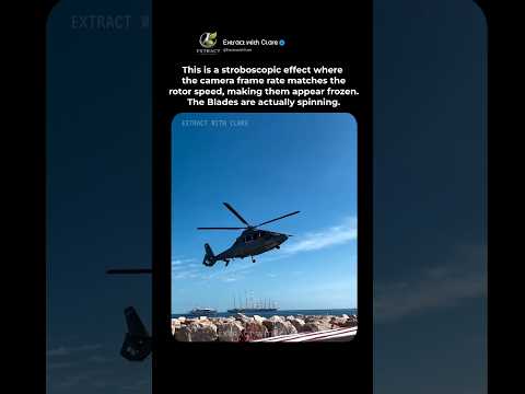 Why Helicopter Blades Look Frozen ?? thumbnail