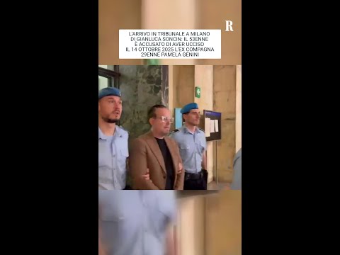Omicidio Pamela Genini, l’arrivo di Soncin IN AULA per il processo thumbnail