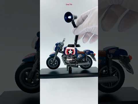 Captain America Motor Lego Spoof Black Luxo Lamp #shorts thumbnail