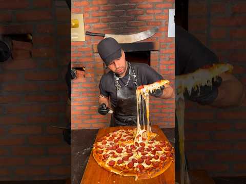Double-Stacked Pepperoni & Buffalo Chicken Pizza 🍕🔥#pizza #pizzalover #cooking #shorts thumbnail