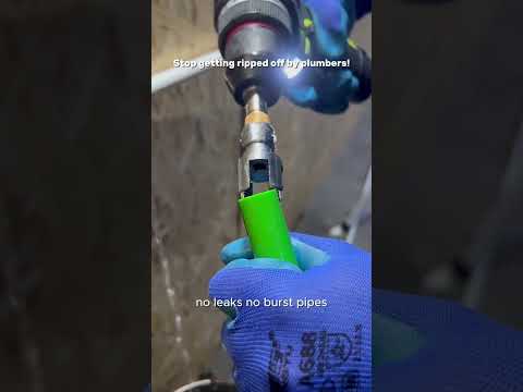 Literally anyone can fix a leak now. New 4-in-1 Universal Pipe Opener #PipeWrench #PlumbingTools thumbnail