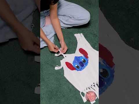 ليلى تصنع قميص ستيتش بطريقة مبتكرة باستخدام حبها وإطارات السيارات! 💙🛞 thumbnail
