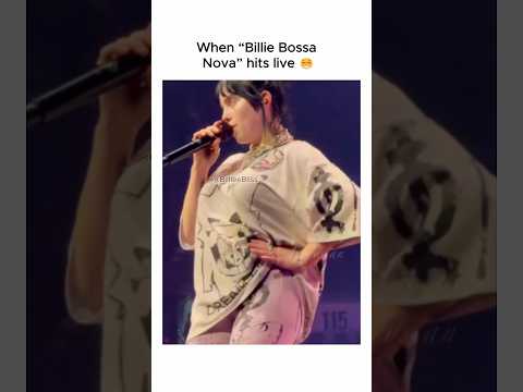 When “Billie Bossa Nova” hits live ?‍?✨ thumbnail