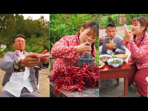 How to eat chili secretly? | TikTok Funny Video | Eating Spicy Food #Shorts thumbnail
