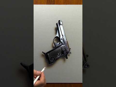 Beretta 71 on paper #drawing #art thumbnail