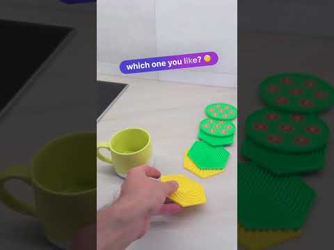 Stop Scratching Your Counter! 3D Printed Coasters Fix This ☕ thumbnail
