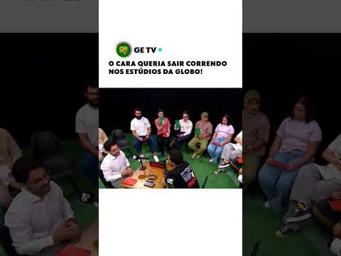 BRUNO FORMIGA VS CORREDOR! O CARA SAIU CORRENDO PELOS ESTÚDIOS DA TV GLOBO? | #shorts | TROPA GE TV thumbnail