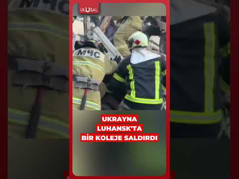 Ukrayna Luhansk'ta bir koleje İHA'lar ile saldırdı #shorts #ukrayna #rusya thumbnail