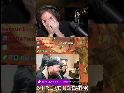 Streamer Gets Caught Hiding Food During No Eating Challenge ? thumbnail