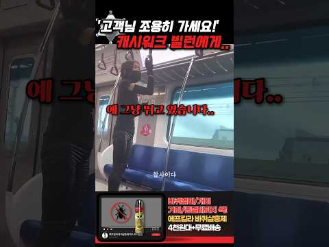 '고객님 뛰지마세요!!' 캐시워크 빌런 1호선 역무원의 참교육 thumbnail