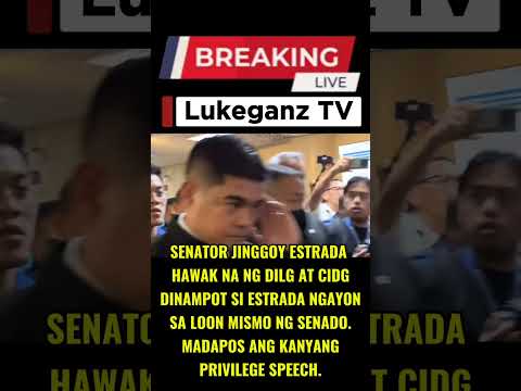 SENATOR JINGGOY ESTRADA, DINAMPOT SA LOON MISMO NG SENADO! #highlights#news#viral#trending#update thumbnail