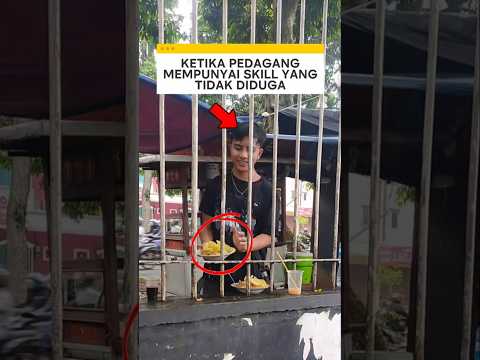 pedagang ini mempunyai skill yang tidak diduga ❗ #videoviral thumbnail