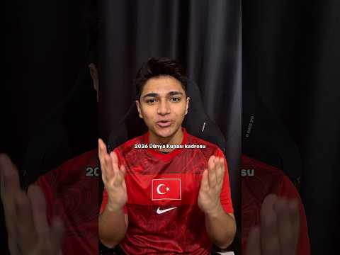 Türkiye 2026 dünya kupası kadrosu 🇹🇷 thumbnail