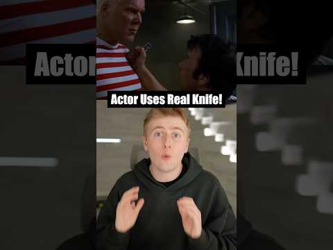 Actor Uses A Real Knife! #Shorts thumbnail