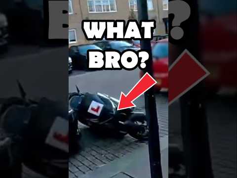 Someone knocked over my motorbike! ? #ubereats #courierlife #fyp #deliverylife #relatable thumbnail
