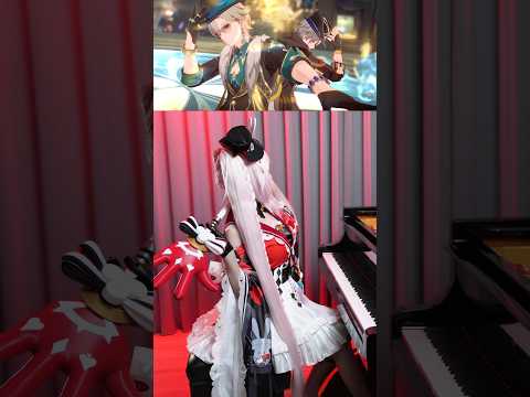 「 WHITE NIGHT」Honkai: Star Rail 3rd Anniversary！🐰Ru's Piano Cover♦️#Piano #WHITENIGHT #shorts thumbnail