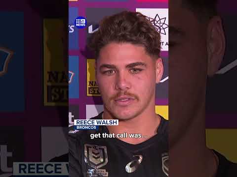 Reece Walsh breaks silence on Origin snub | 9 News Australia thumbnail