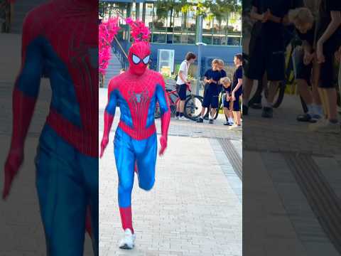 Spider-Man is rushing to the rescue😍 #spiderman thumbnail