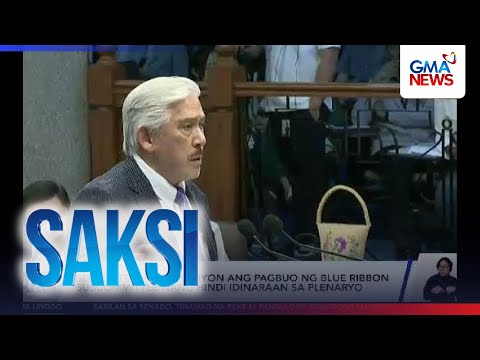 Sen. Sotto, kinuwestiyon ang pagbuo ng Blue Ribbon Subcommittee nang hindi idinaraan sa... | Saksi thumbnail