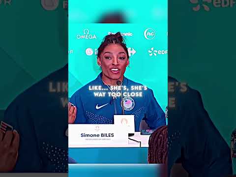 The only person Simone's afraid to compete against🤯 #gymnastics #olympics #sports thumbnail