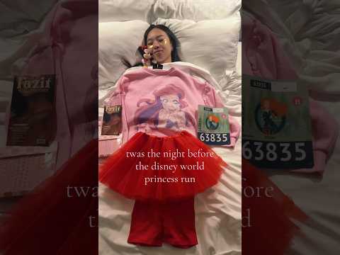 ONE MORE SLEEP?? #runDisney #WaltDisneyWorld #WDWPrincessHalf #trend #shorts thumbnail