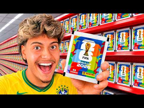 COMPREI 1000 FIGURINHAS DA COPA DO MUNDO 2026 E DISTRUBUI PARA MEUS INSCRITOS thumbnail