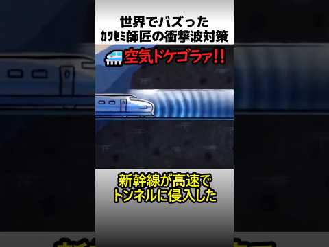 新幹線のトンネル衝撃波対策 thumbnail