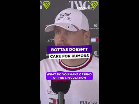 Bottas is not giving the time of day to rumors and speculations online about his future! #shorts #F1 thumbnail