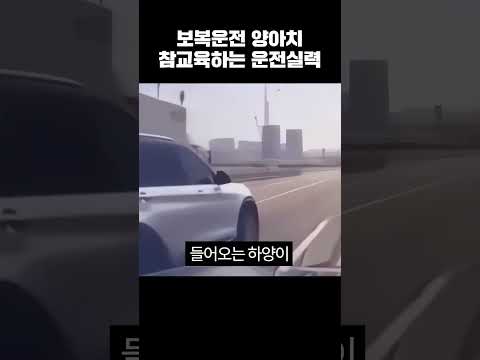 보복운전도 실력인걸 알려주는 영상 thumbnail
