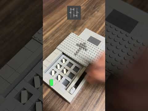 Crafting Minecraft Iron Bars BUT Lego! thumbnail