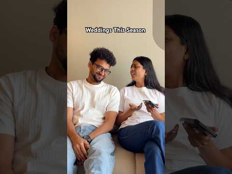 Weddings This Season 😍 #weddings #comedy #funny thumbnail